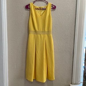 New York and Company Woman’s Yellow Dress, Stretch, Size XS
